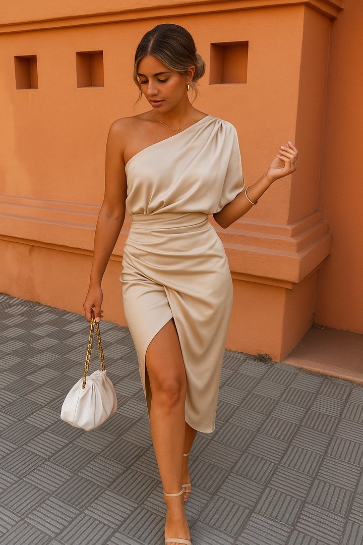 Dhalia - Asymmetric Elegant Dress