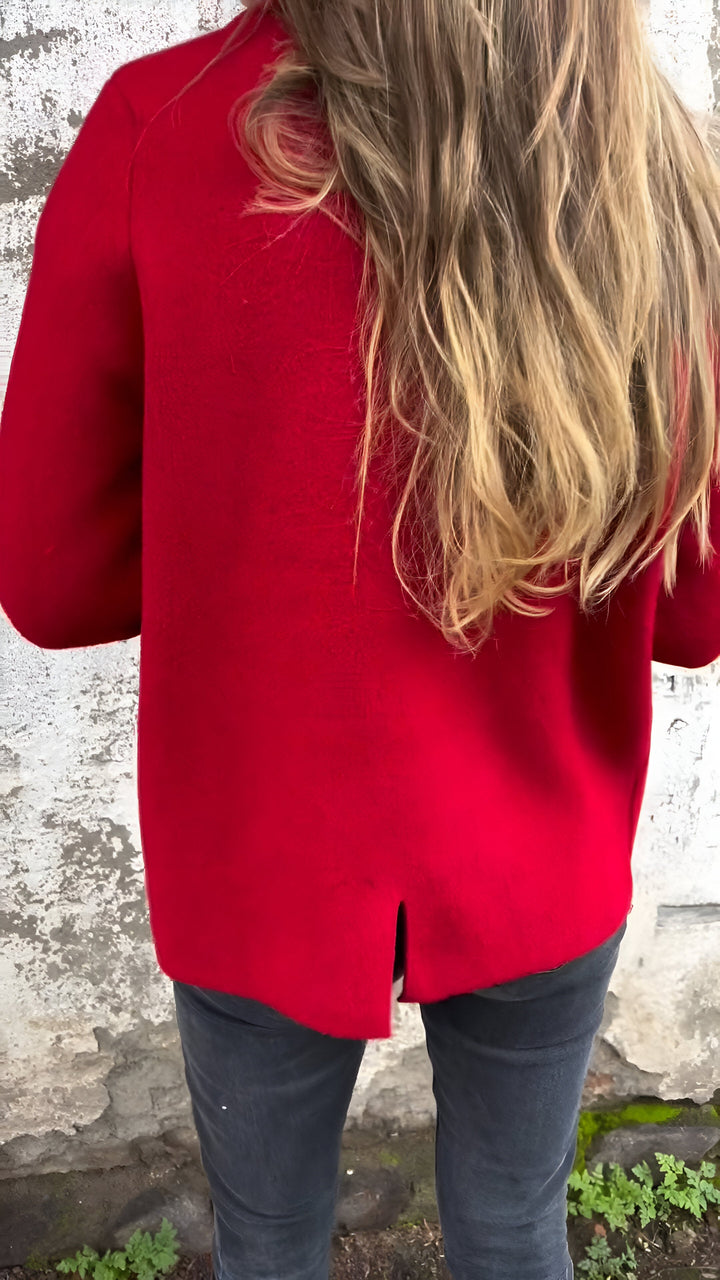 Julianne – Fashionable Lapel Collar Zip Jacket