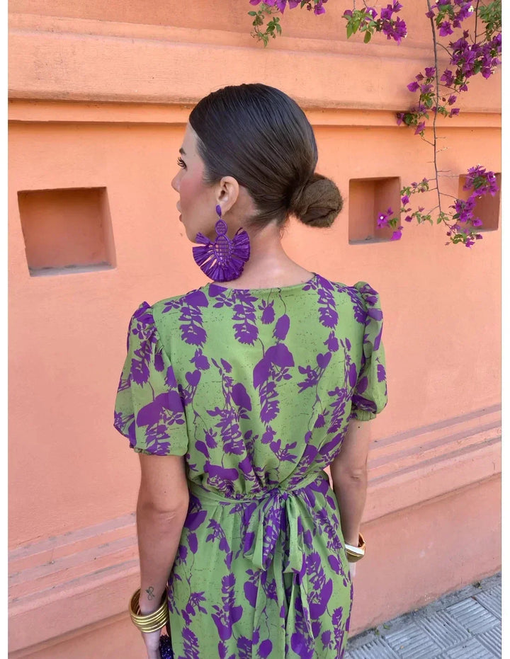 Melys - Elegant Printed Dress