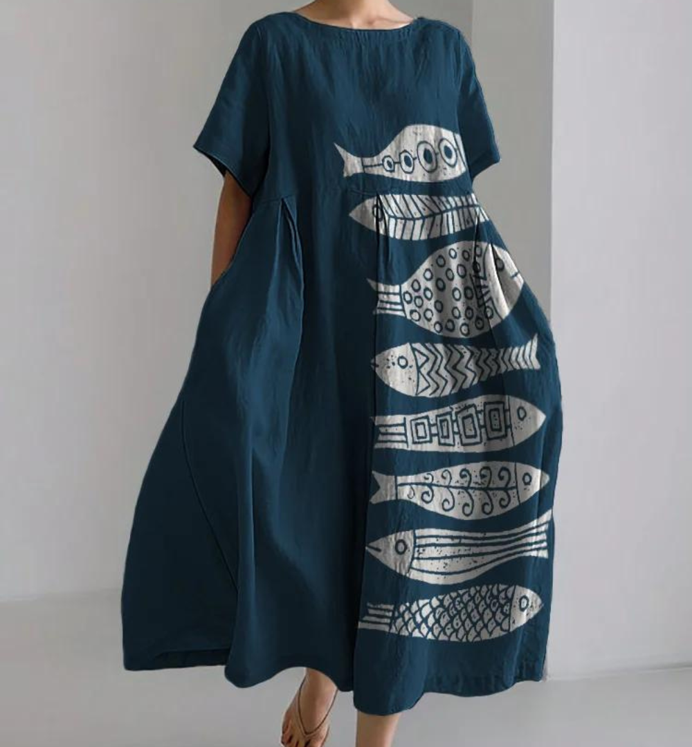 Jessica - Effortless Print Dress