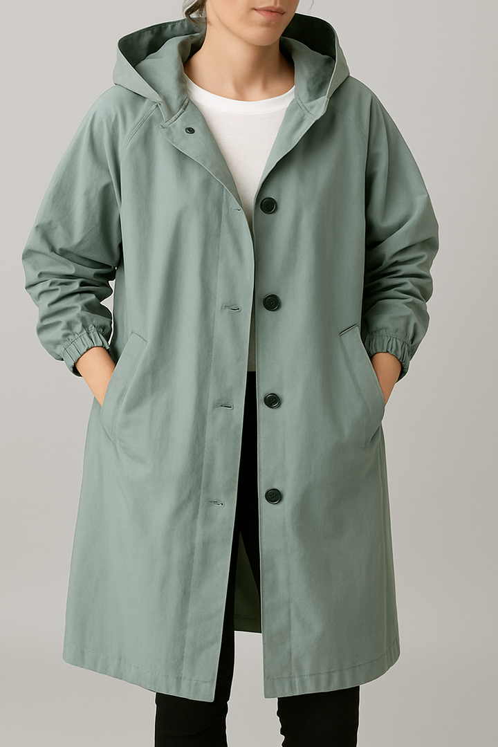 Lunara - Stylish Belted Trench Coat