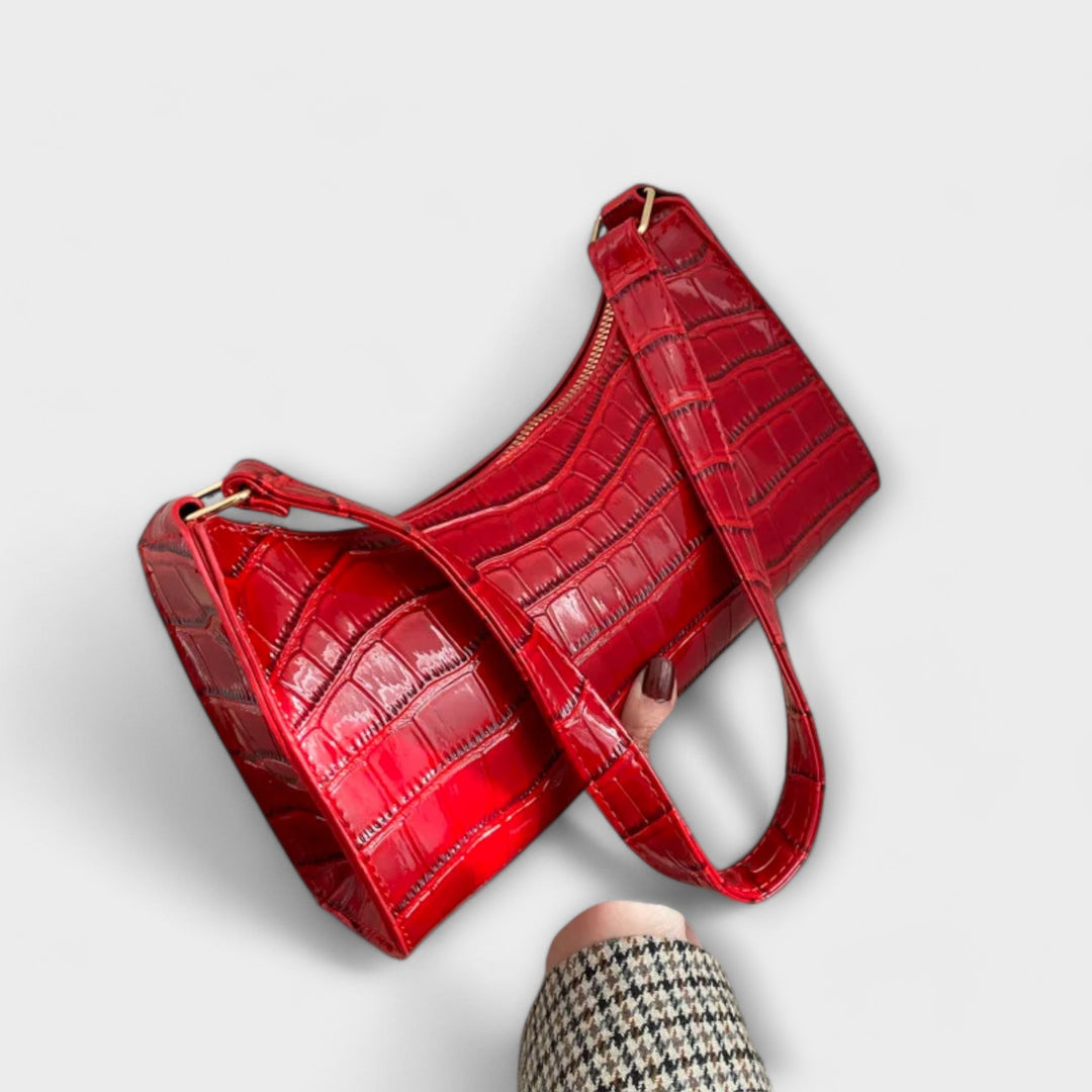 Kelly - Shiny Leather Bag