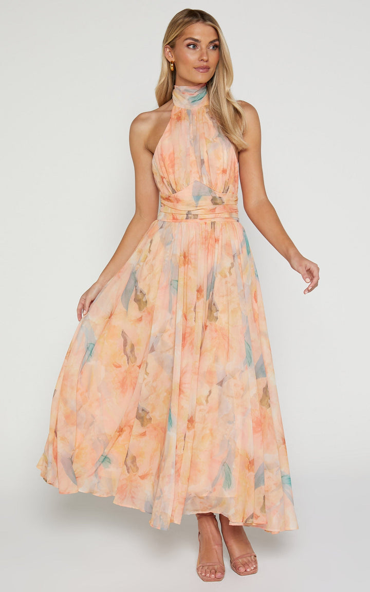Joli - Maxidress with Halter Neckline