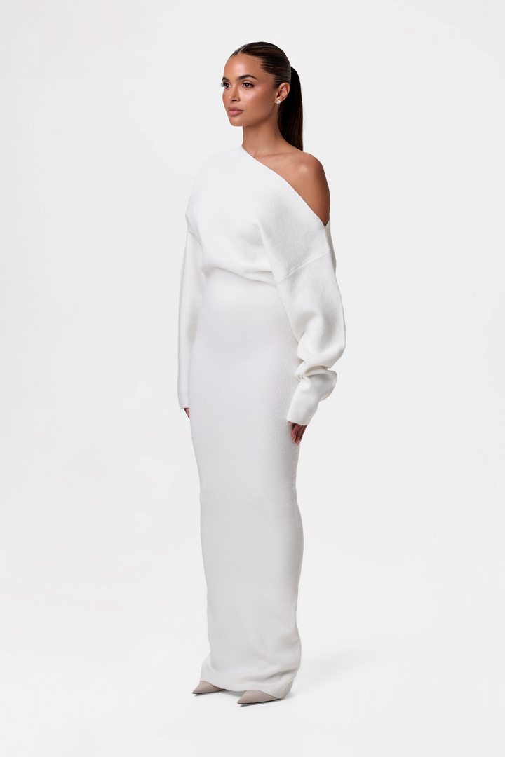 Rosa - Strapless Maxi Knit Dress
