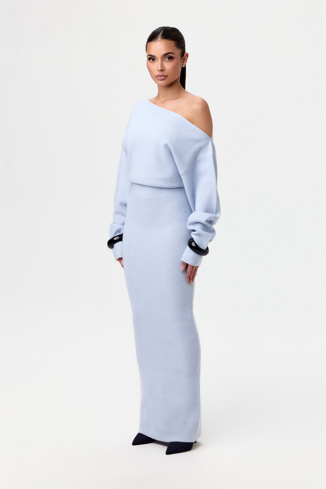 Rosa - Strapless Maxi Knit Dress