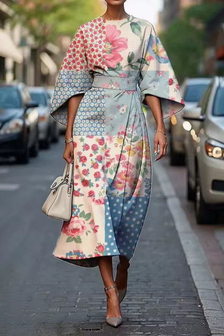 Katina – Timeless Floral Elegance Dress