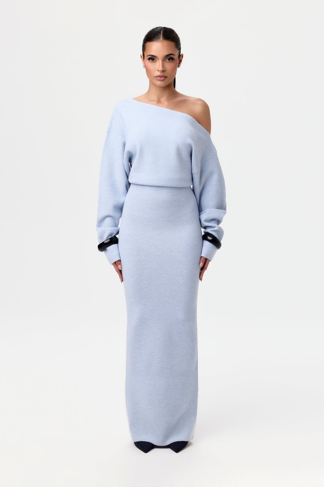 Rosa - Strapless Maxi Knit Dress