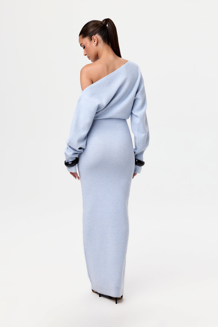 Rosa - Strapless Maxi Knit Dress