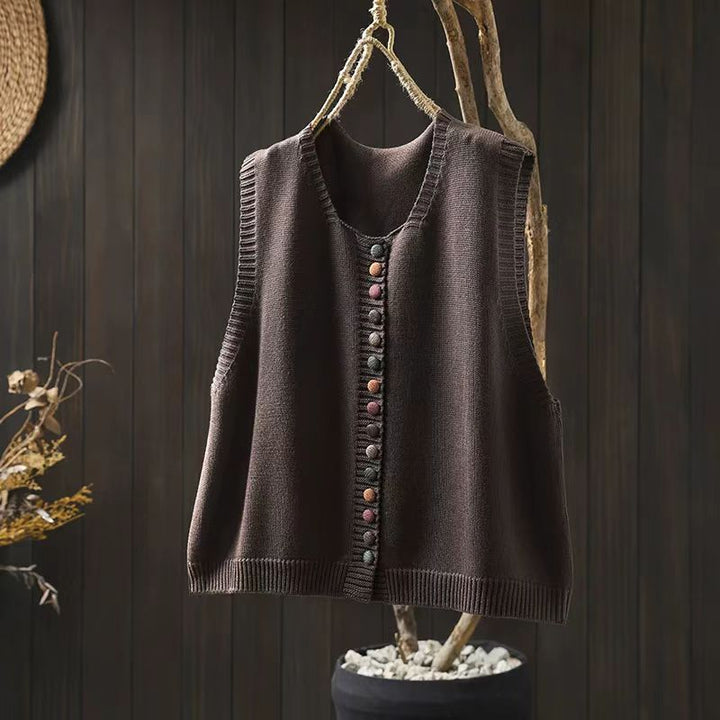 Joy – Timeless Sleeveless Knit Vest