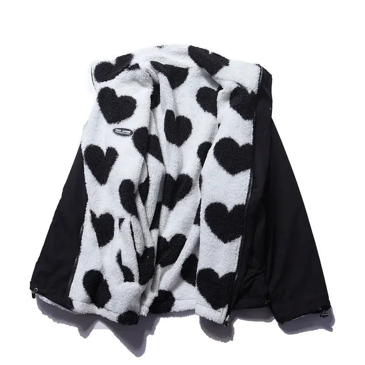 Juliet – Chic Heart-Pattern Jacket