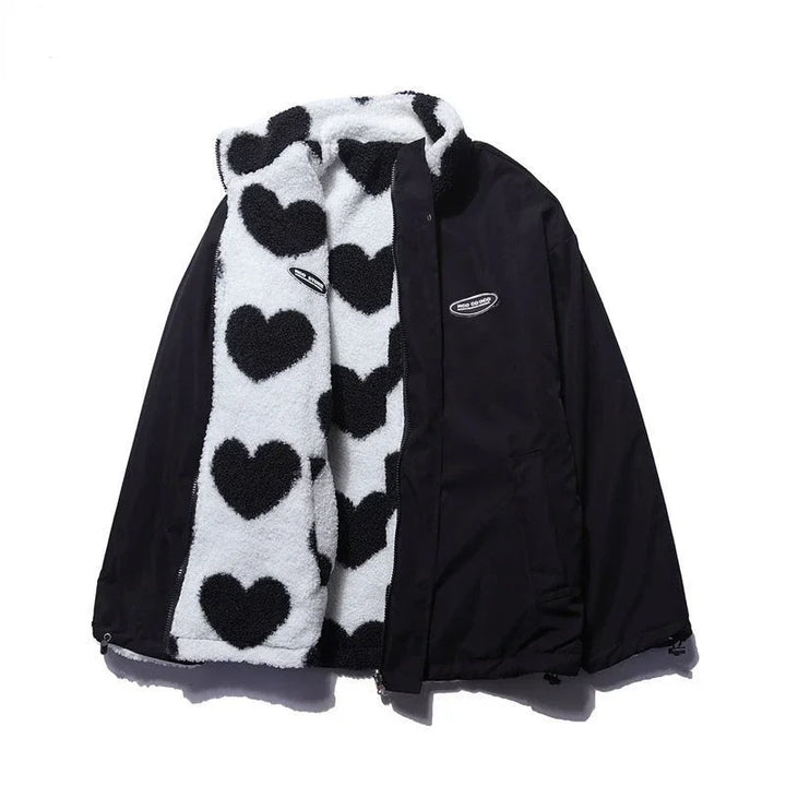Juliet – Chic Heart-Pattern Jacket