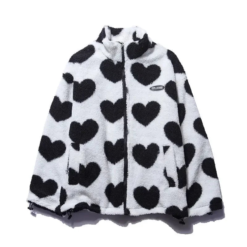 Juliet – Chic Heart-Pattern Jacket