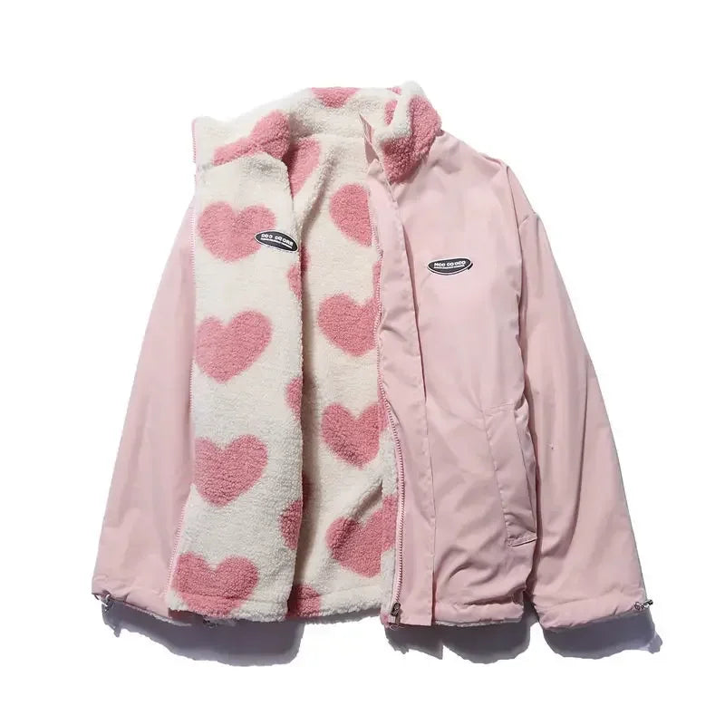 Juliet – Chic Heart-Pattern Jacket