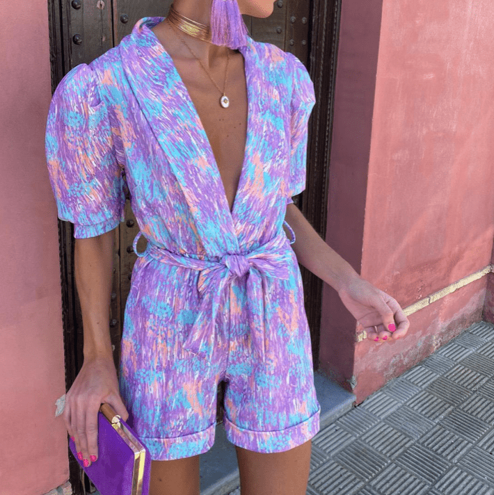Marlee - Casual Bright Summer Jumpsuit