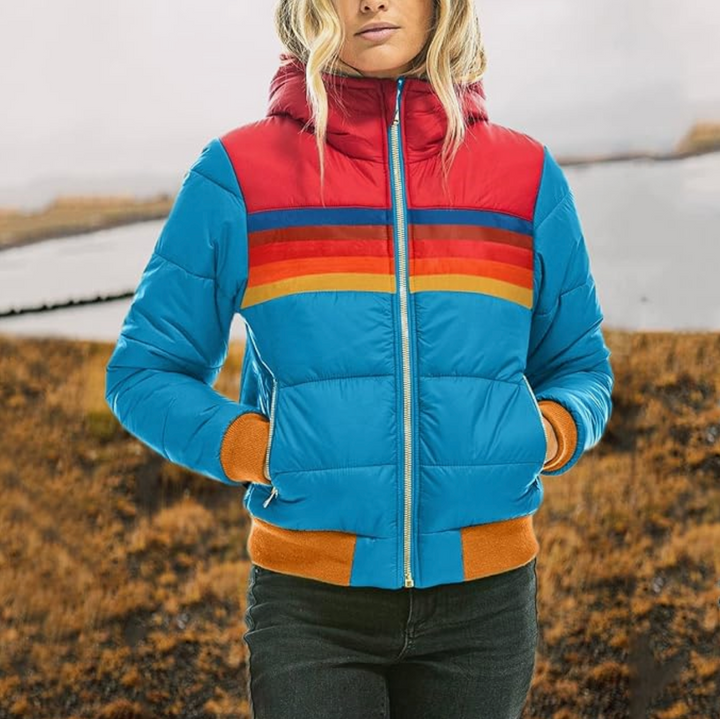 Elaine - Chic Retro-Style Hooded Jacket
