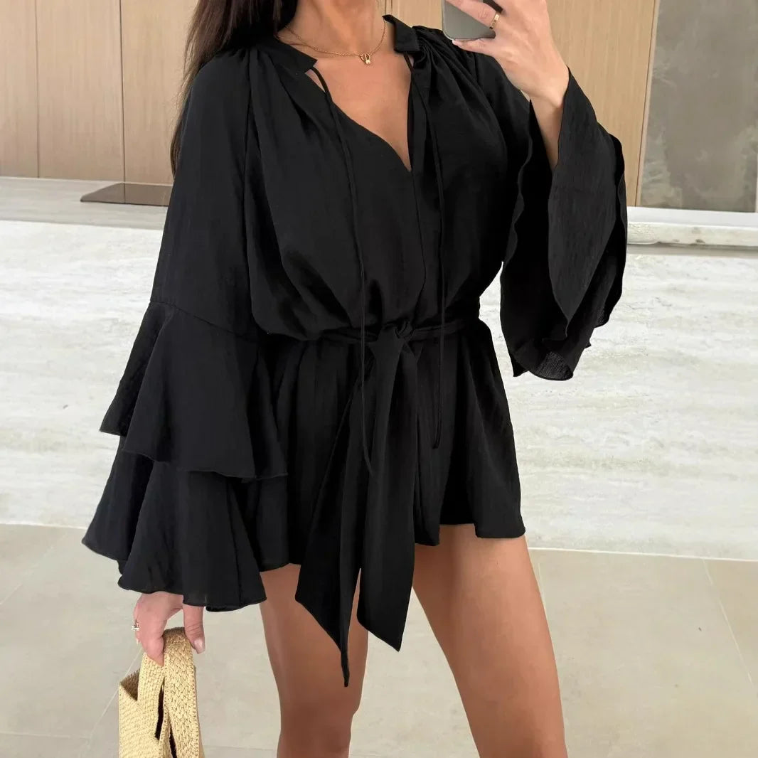 Sonya - Lightweight Shirt Dress with Belt