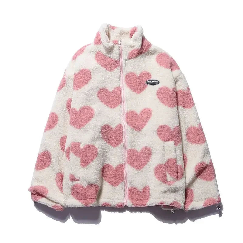 Juliet – Chic Heart-Pattern Jacket