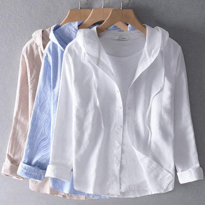 Luna - Light Blouse With Hood