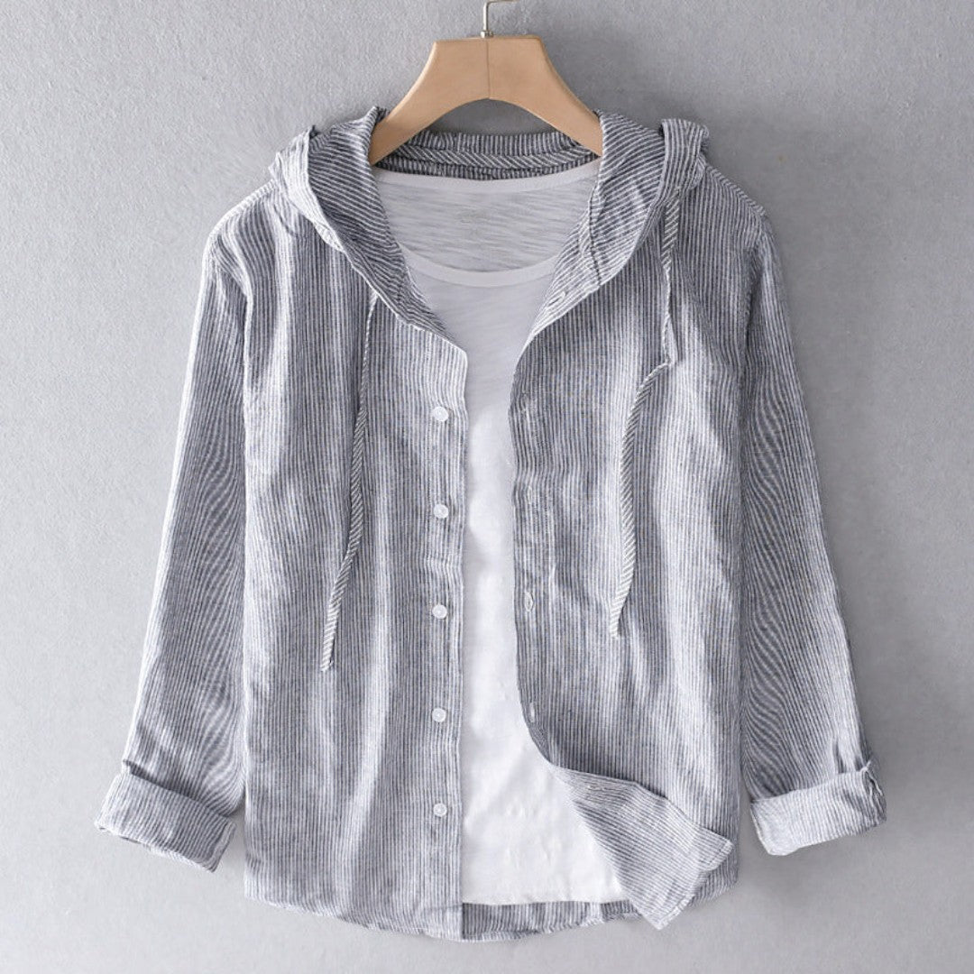 Luna - Light Blouse With Hood