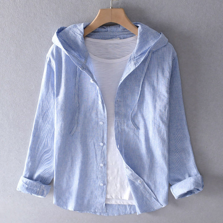Luna - Light Blouse With Hood