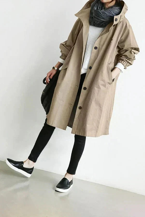 Lunara - Stylish Belted Trench Coat