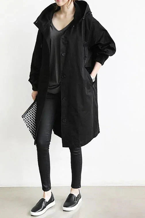 Lunara - Stylish Belted Trench Coat