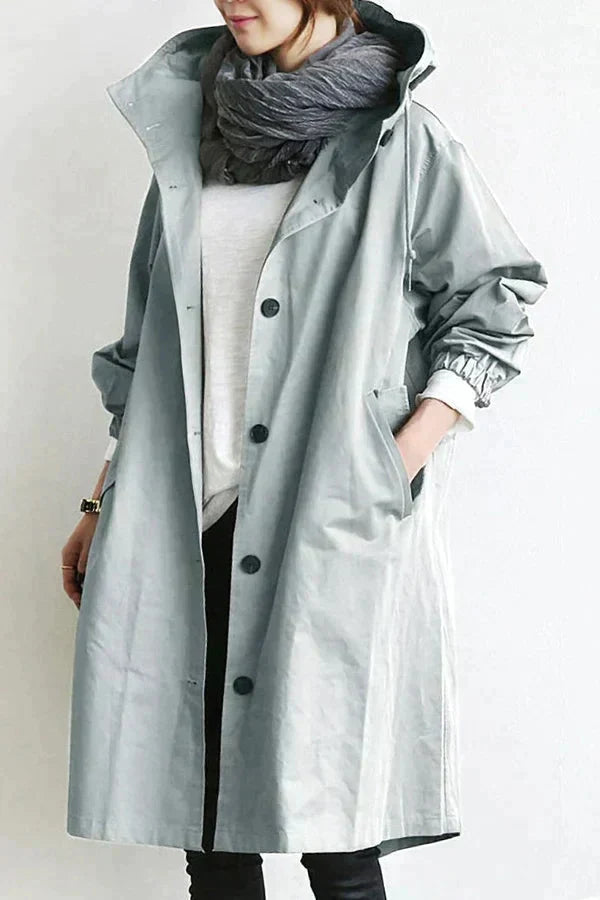 Lunara - Stylish Belted Trench Coat