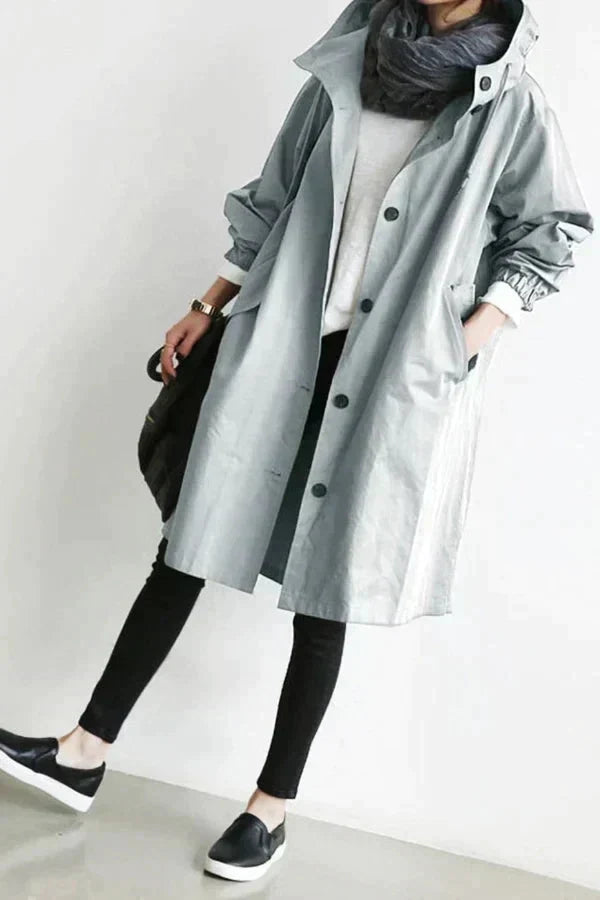 Lunara - Stylish Belted Trench Coat