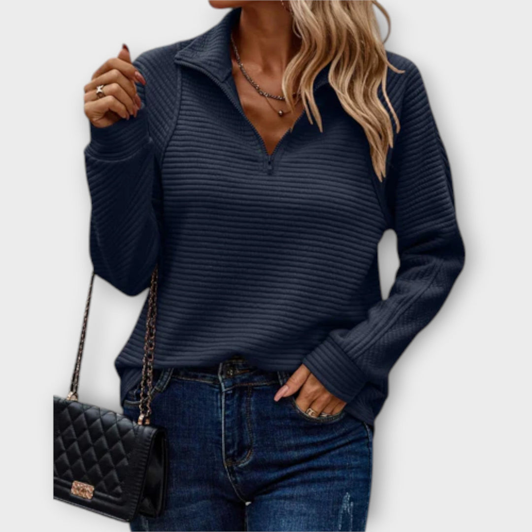 Merel – Stylish Half-Zip Pullover