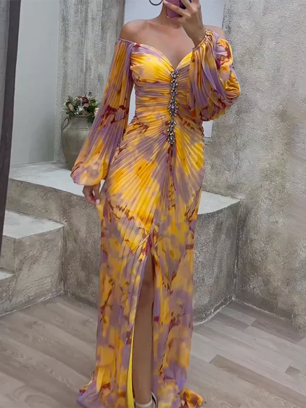 Kristine - Elegant V-neck dress