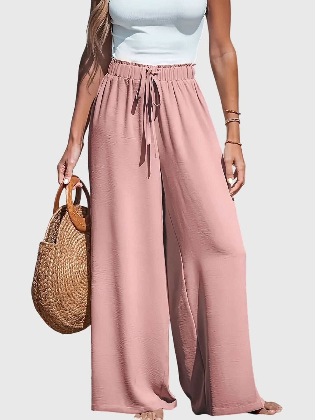 Seraphina | Elegant High-Waisted Wide-Leg Pants