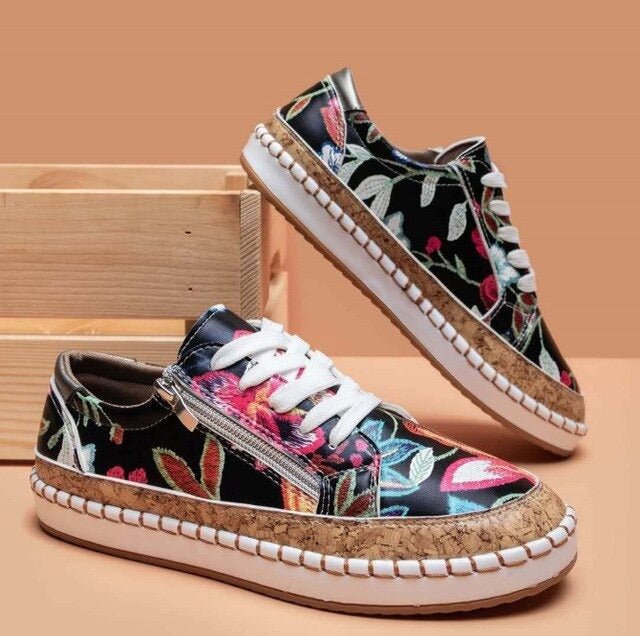 Steplume – Orthopedic Print Sneakers