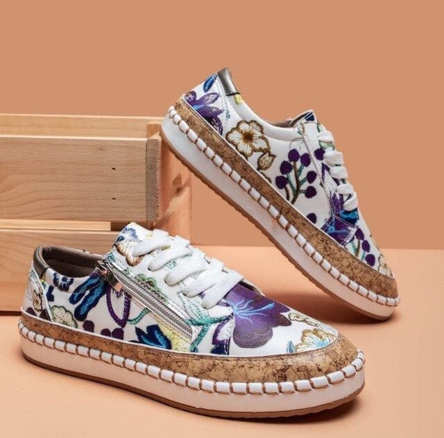 Steplume – Orthopedic Print Sneakers