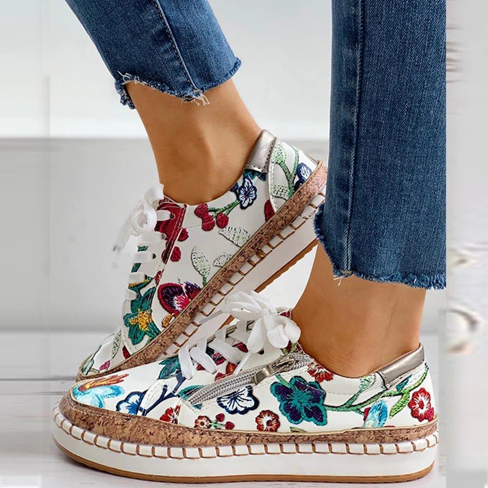 Steplume – Orthopedic Print Sneakers
