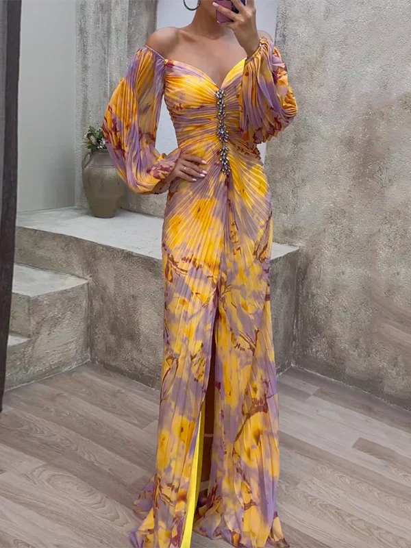 Kristine - Elegant V-neck dress