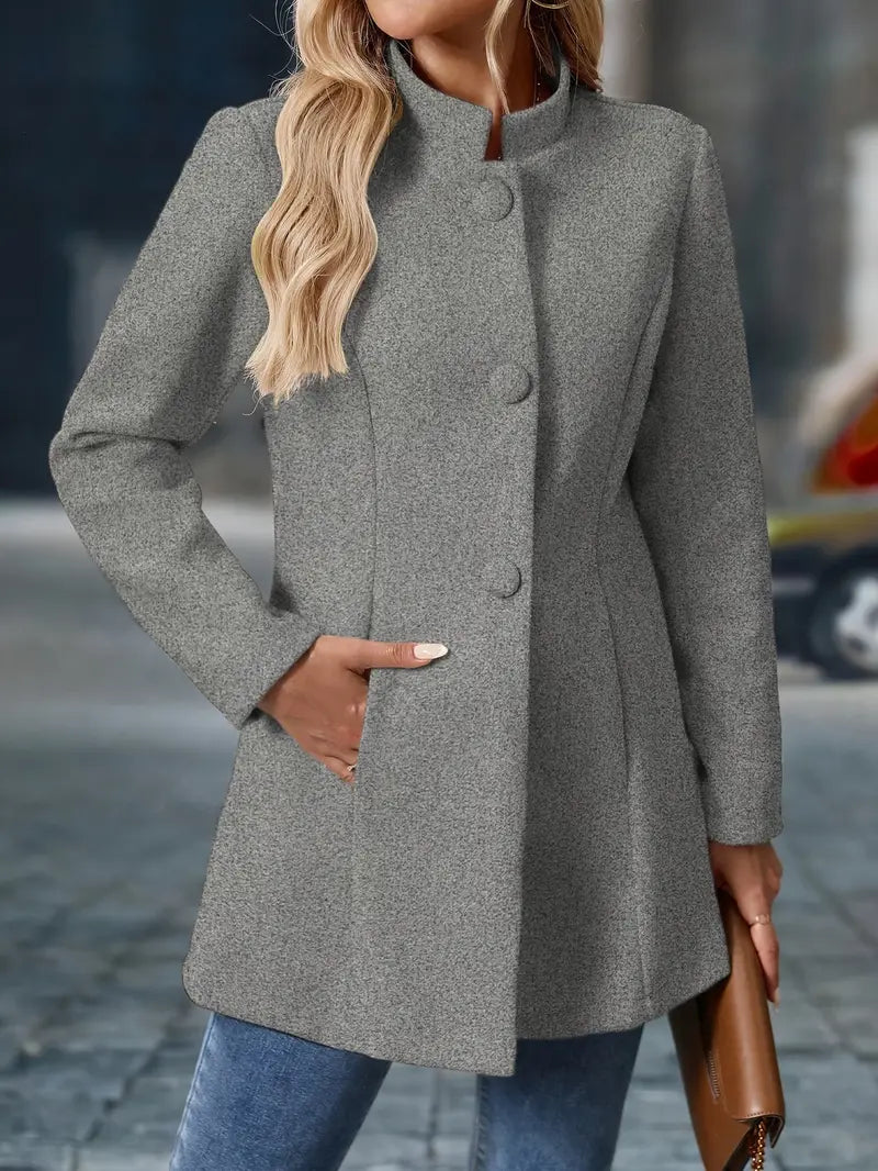 Kristin – Elegant Long Blazer-Style Jacket