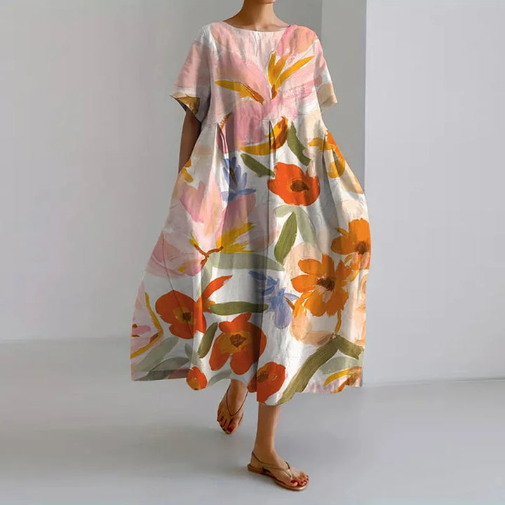 Clare - Effortless Print Dress