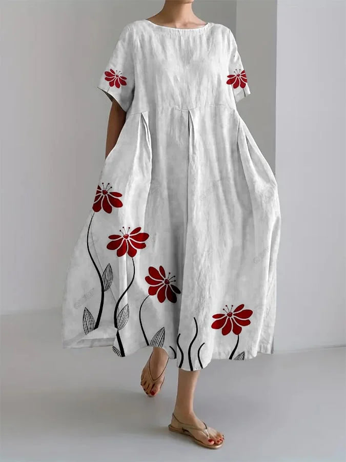Sabrina - Effortless Print Dress