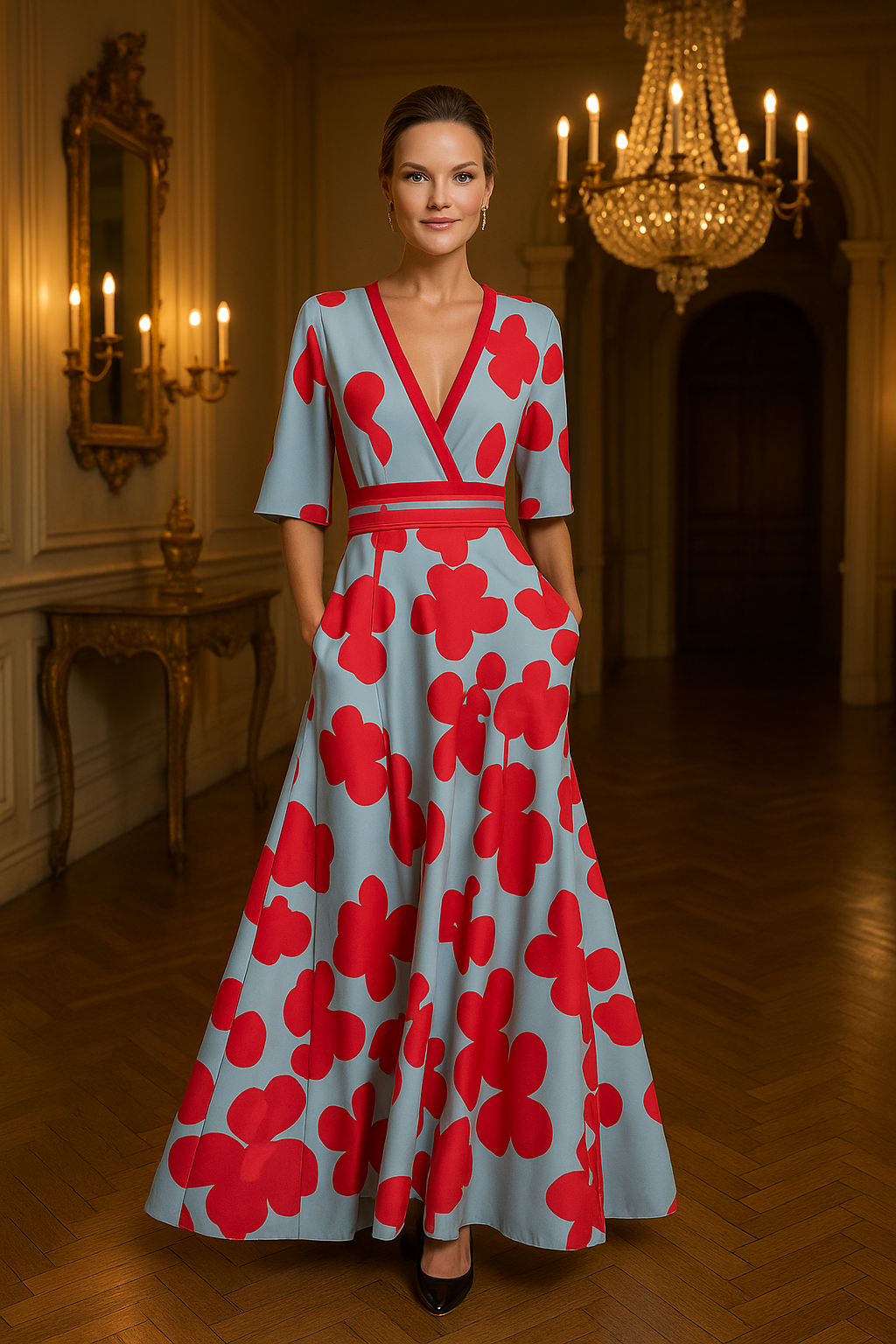 Elona - Floral Dress