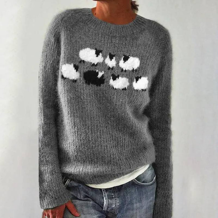 Poppy - comfortable retro sweater