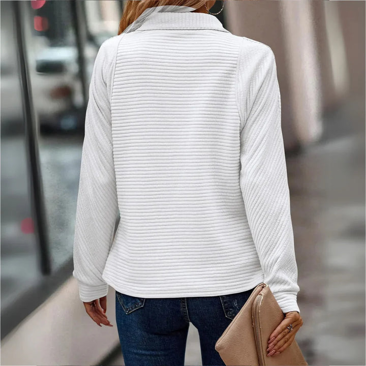 Helena - Half-Zip Detailed Pullover