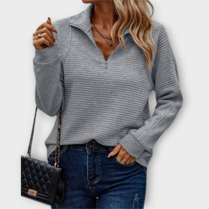 Merel – Stylish Half-Zip Pullover