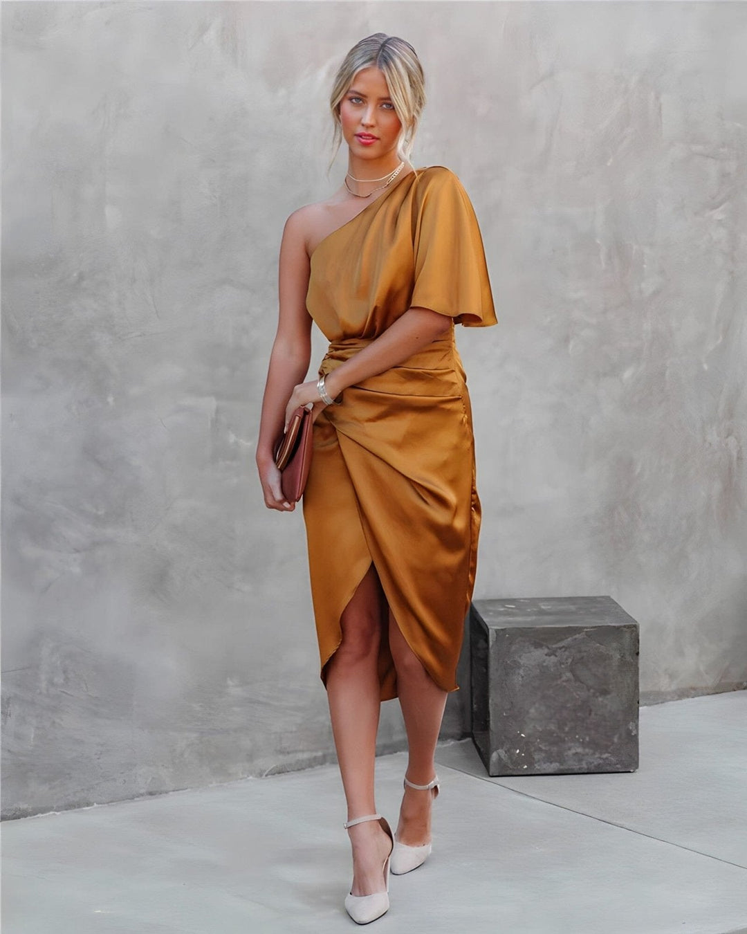 Dhalia - Asymmetric Elegant Dress