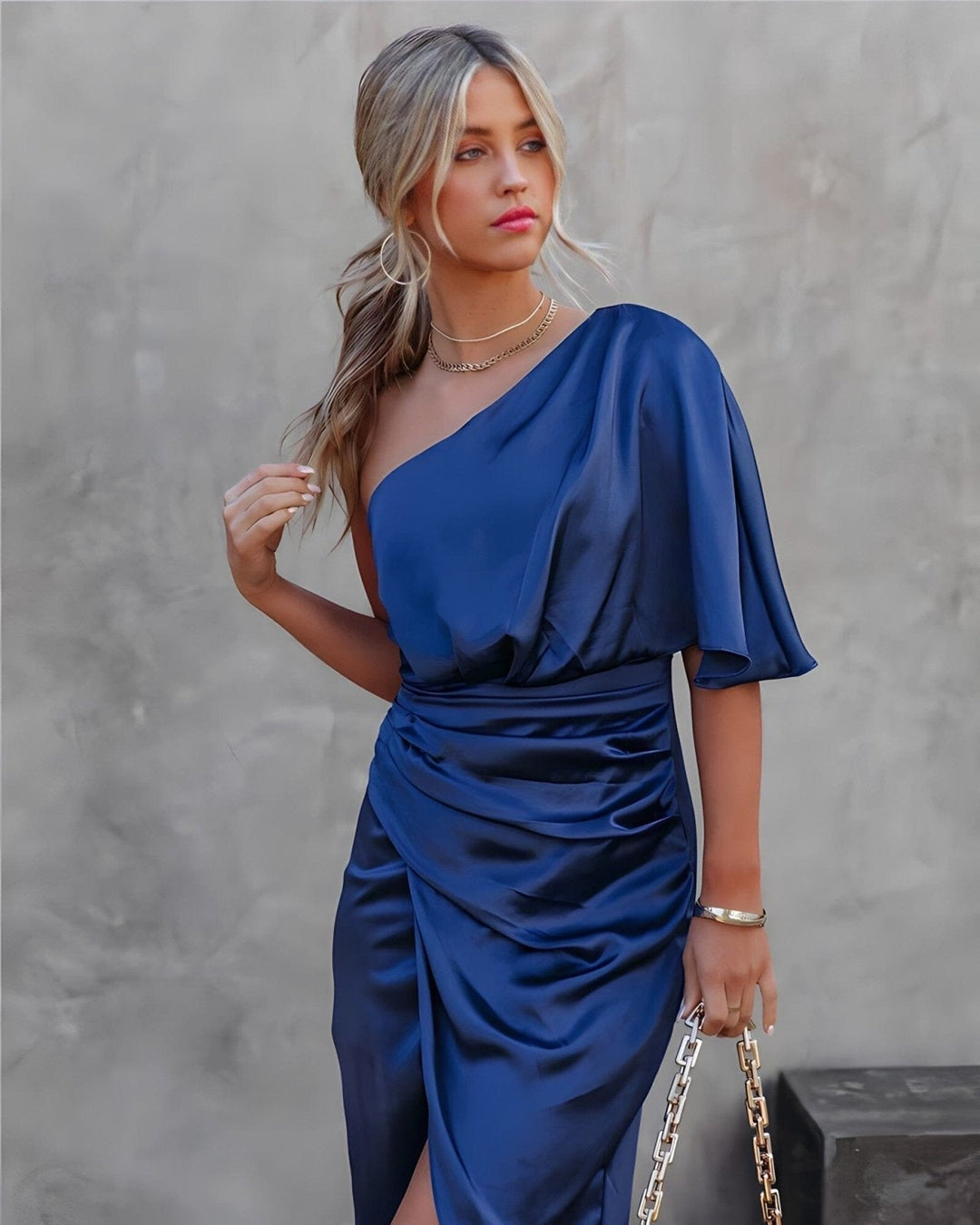Dhalia - Asymmetric Elegant Dress