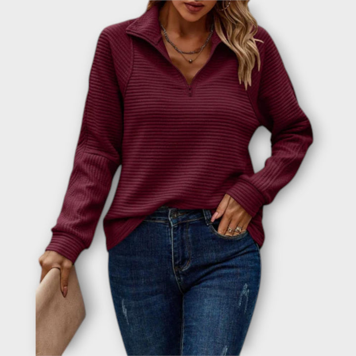 Merel – Stylish Half-Zip Pullover