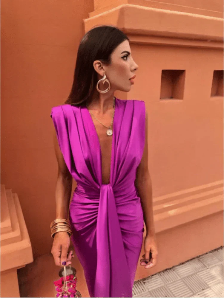 Cordelia - Elegant Draped Dress