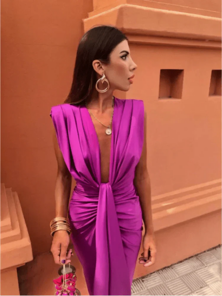 Cordelia - Elegant Draped Dress