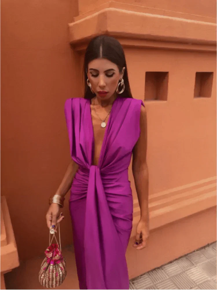 Cordelia - Elegant Draped Dress