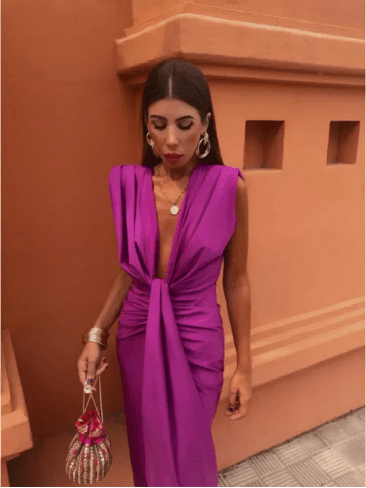 Cordelia - Elegant Draped Dress