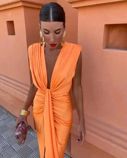 Cordelia - Elegant Draped Dress